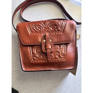 Patricia Nash Marciana Small Leather Crossbody Bag/flap